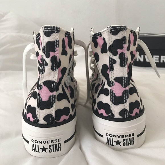 pink leopard converse platform